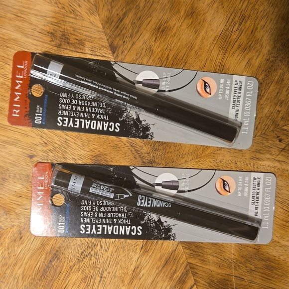 Rimmel Scandal Eyes Thick and Thin Eyeliner Set of 2 - Picture 1 of 5